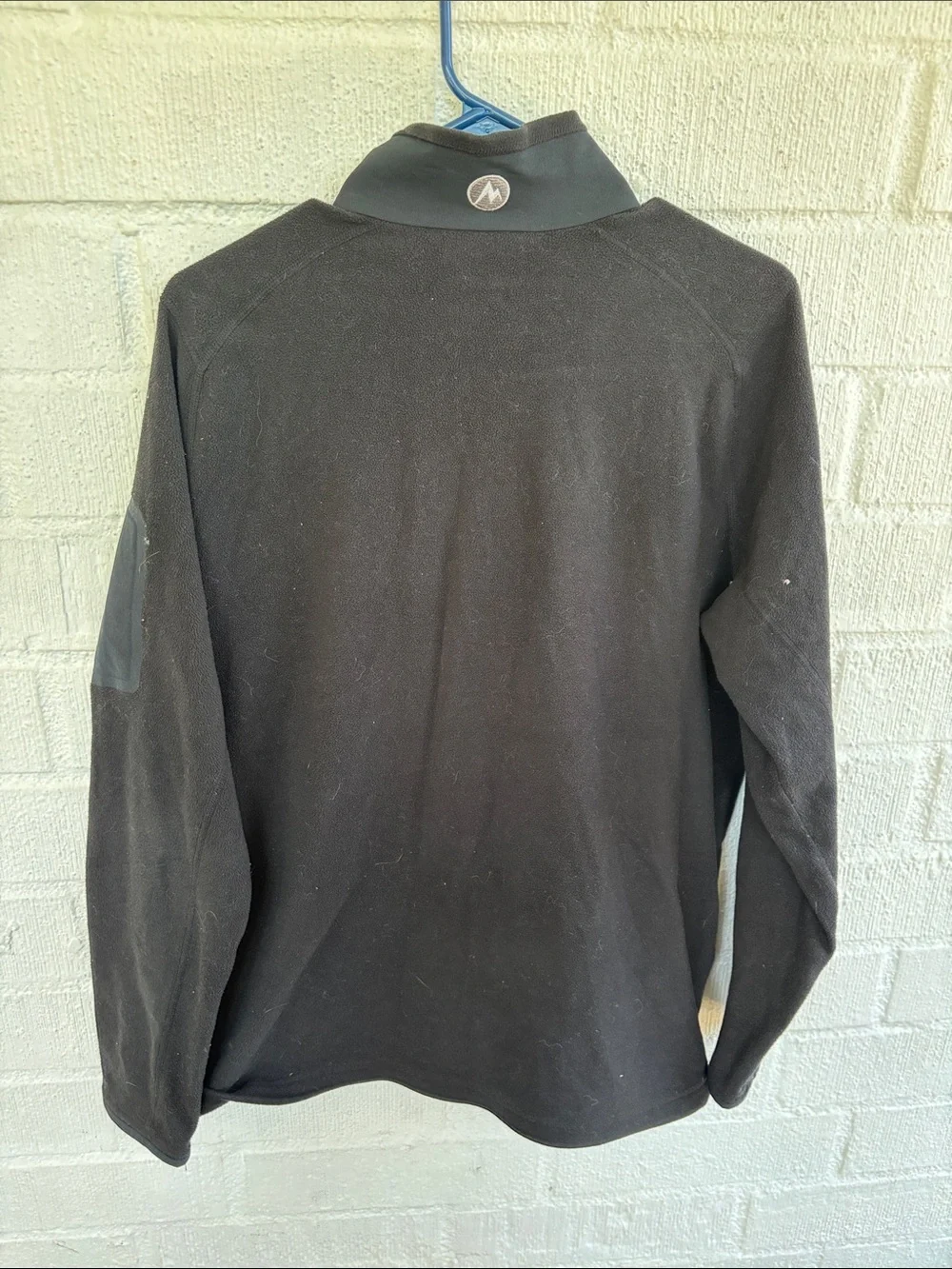 Marmot Polartec Black Full-Zip Lightweight Fleece Jacket sz L